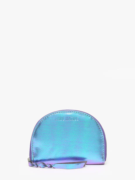 Portemonnee Manon Scarabée Leder Paul marius Blauw scarabee MANONSCA